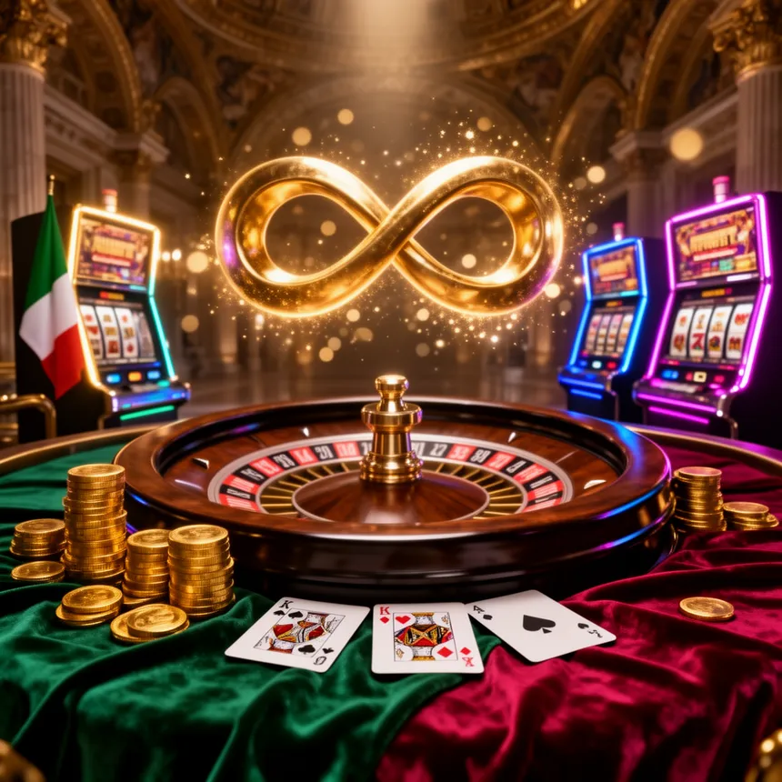 Interno di un casinò online moderno